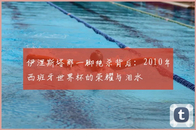 伊涅斯塔那一脚绝杀背后:2010年西班牙世界杯的荣耀与泪水